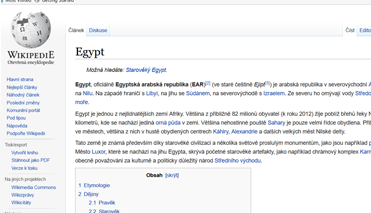 Wikipedia - Egypt historie https://cs.wikipedia.org/wiki/Egypt